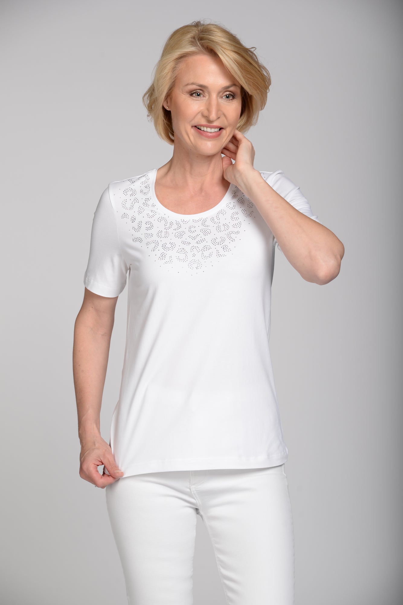 Clarina T-Shirts weiß