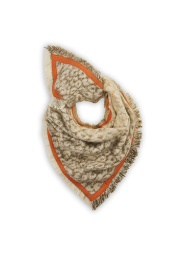 Dreickstuch mit Leo-Fellmuster