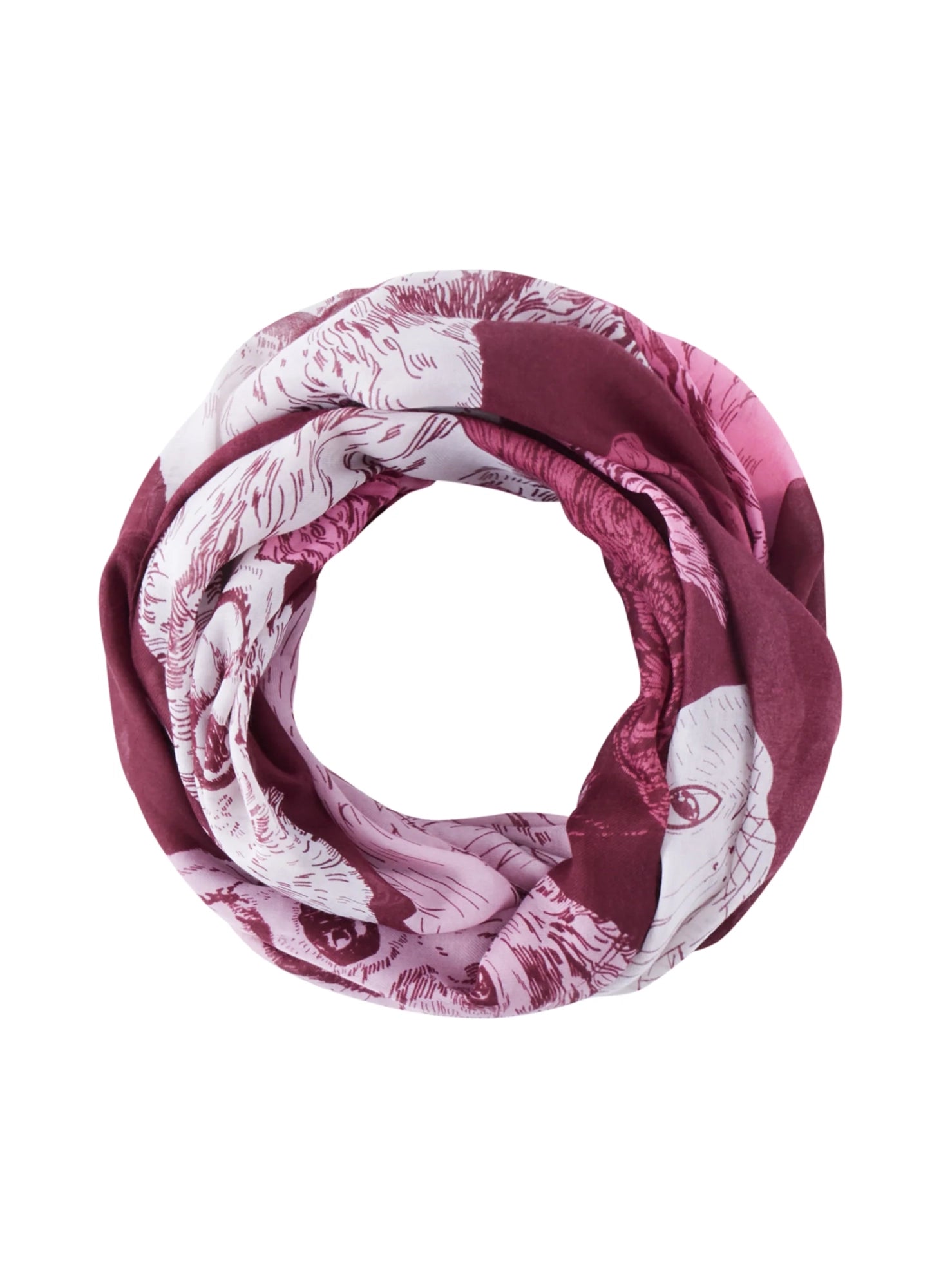 Codello Schals bordeaux