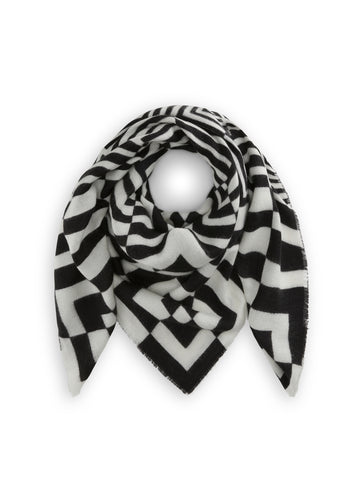 Tuch mit graphischem Muster