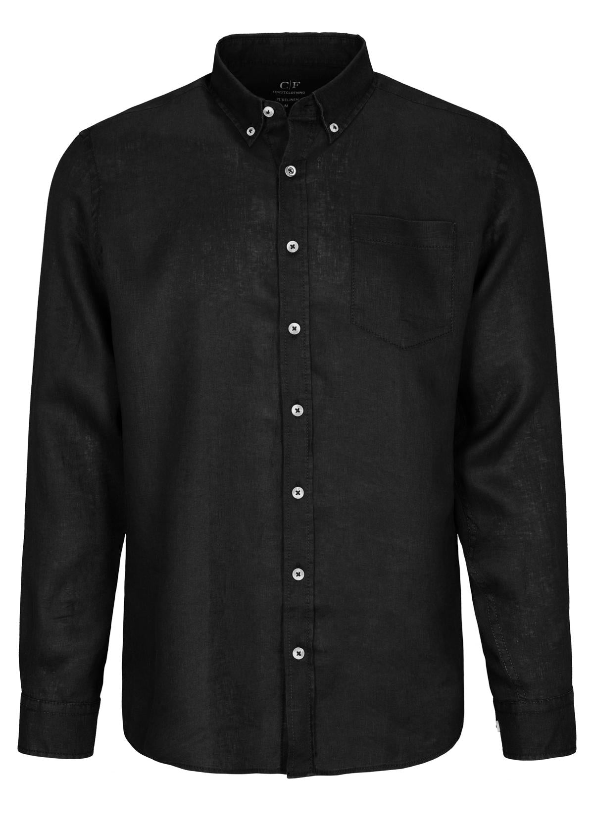 Commander Hemden  schwarz