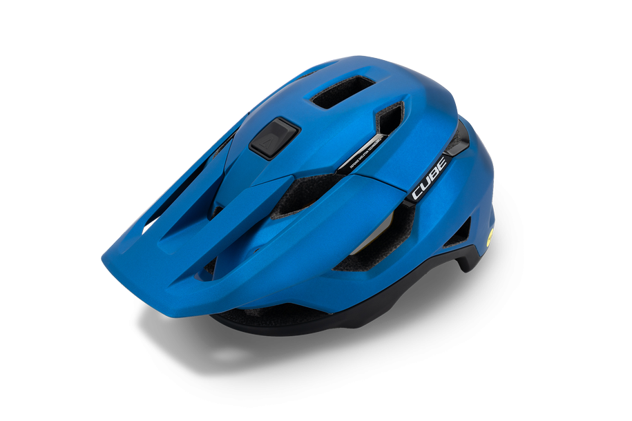 Cube Helme blau