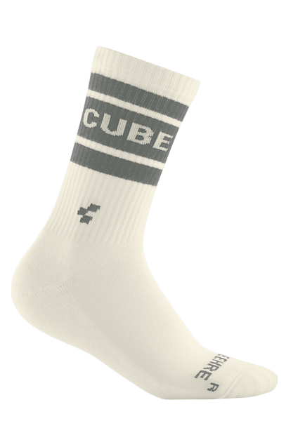 Cube Socken, Strümpfe creme