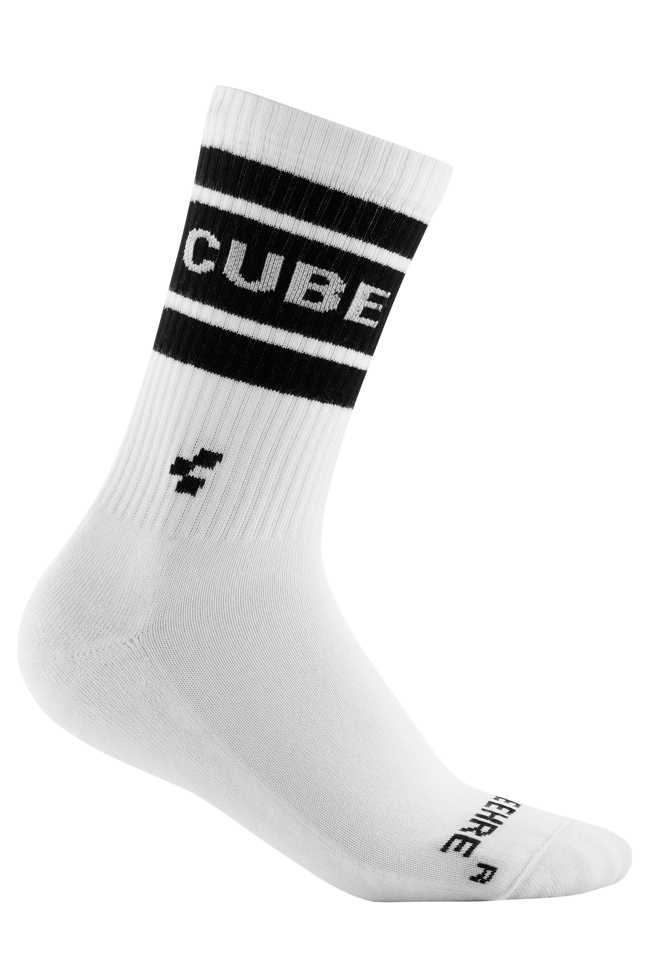 Cube Socken, Strümpfe weiß