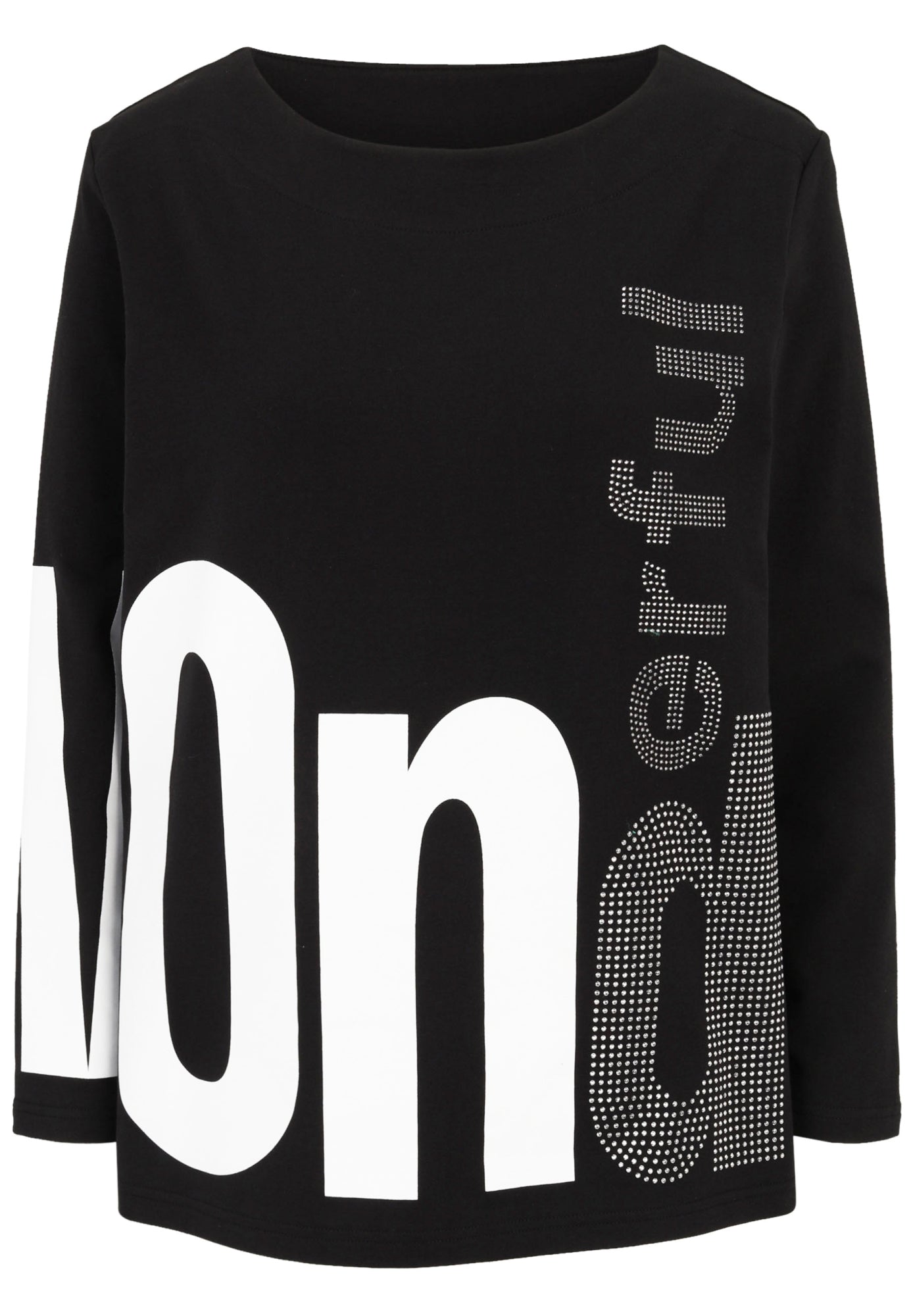 Doris Streich Langarmshirts schwarz