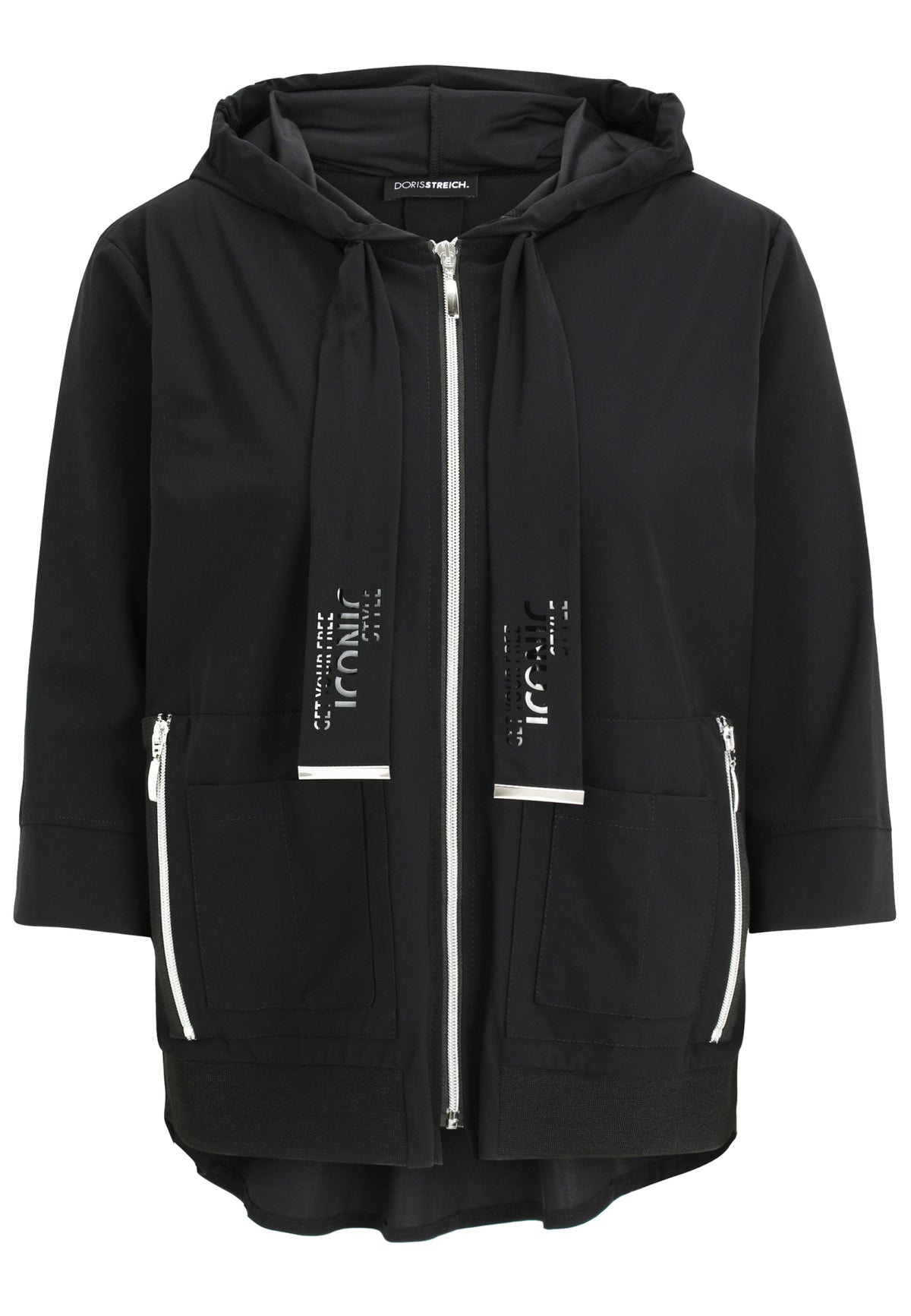 Doris Streich Sweatjacken schwarz