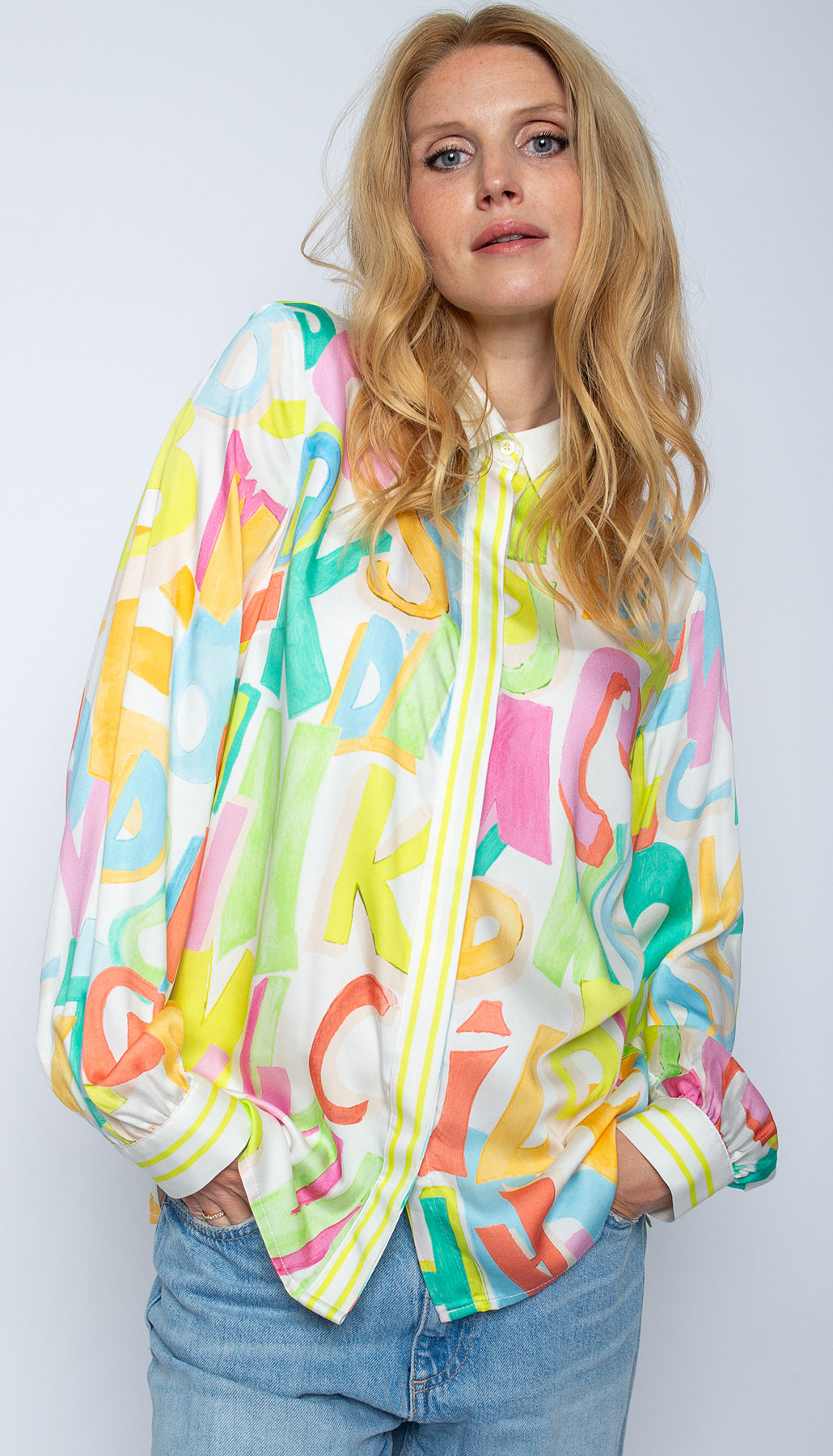 Emily van den Bergh Blusen bunt