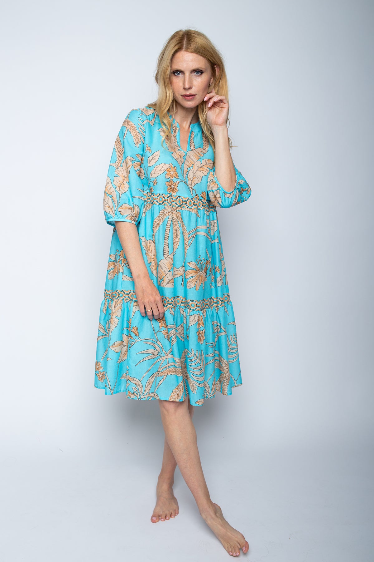 Emily van den Bergh Freizeitkleider türkis