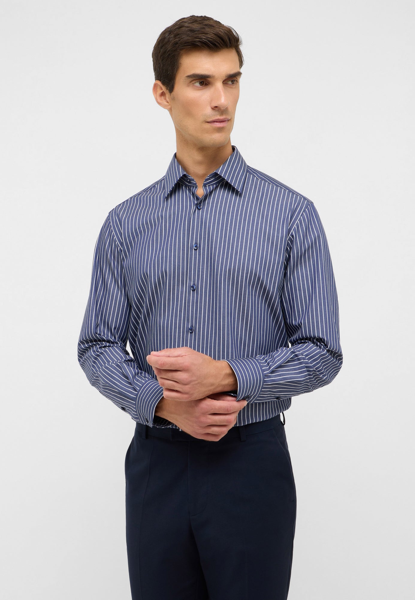 Eterna Hemden  dunkelblau