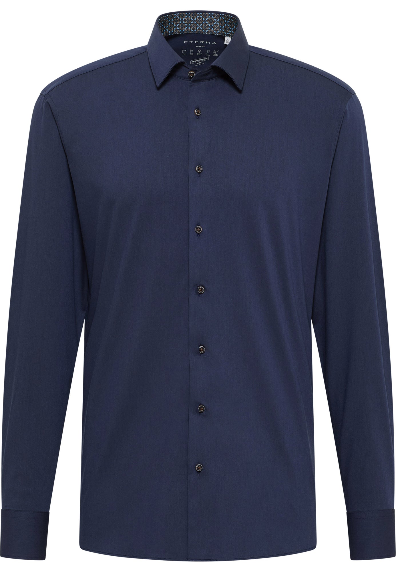 Eterna Hemden  dunkelblau