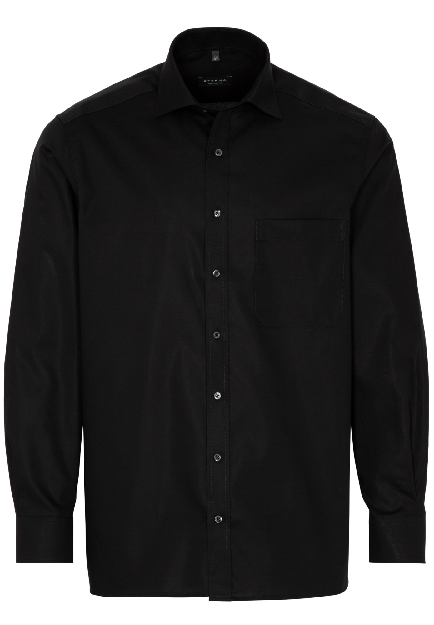 Eterna Hemden  schwarz