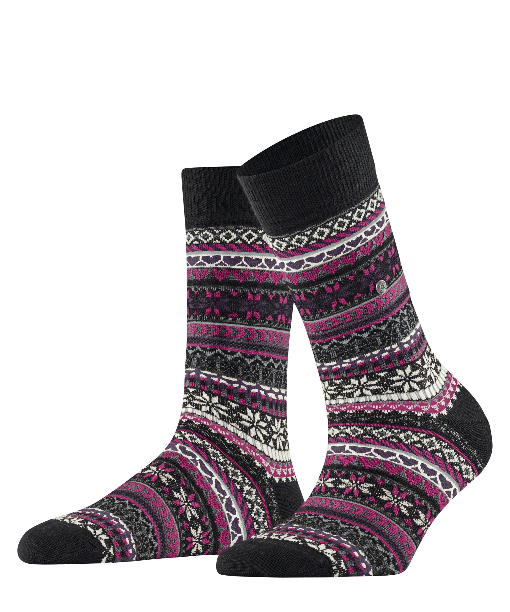 Falke Burlington Socken schwarz