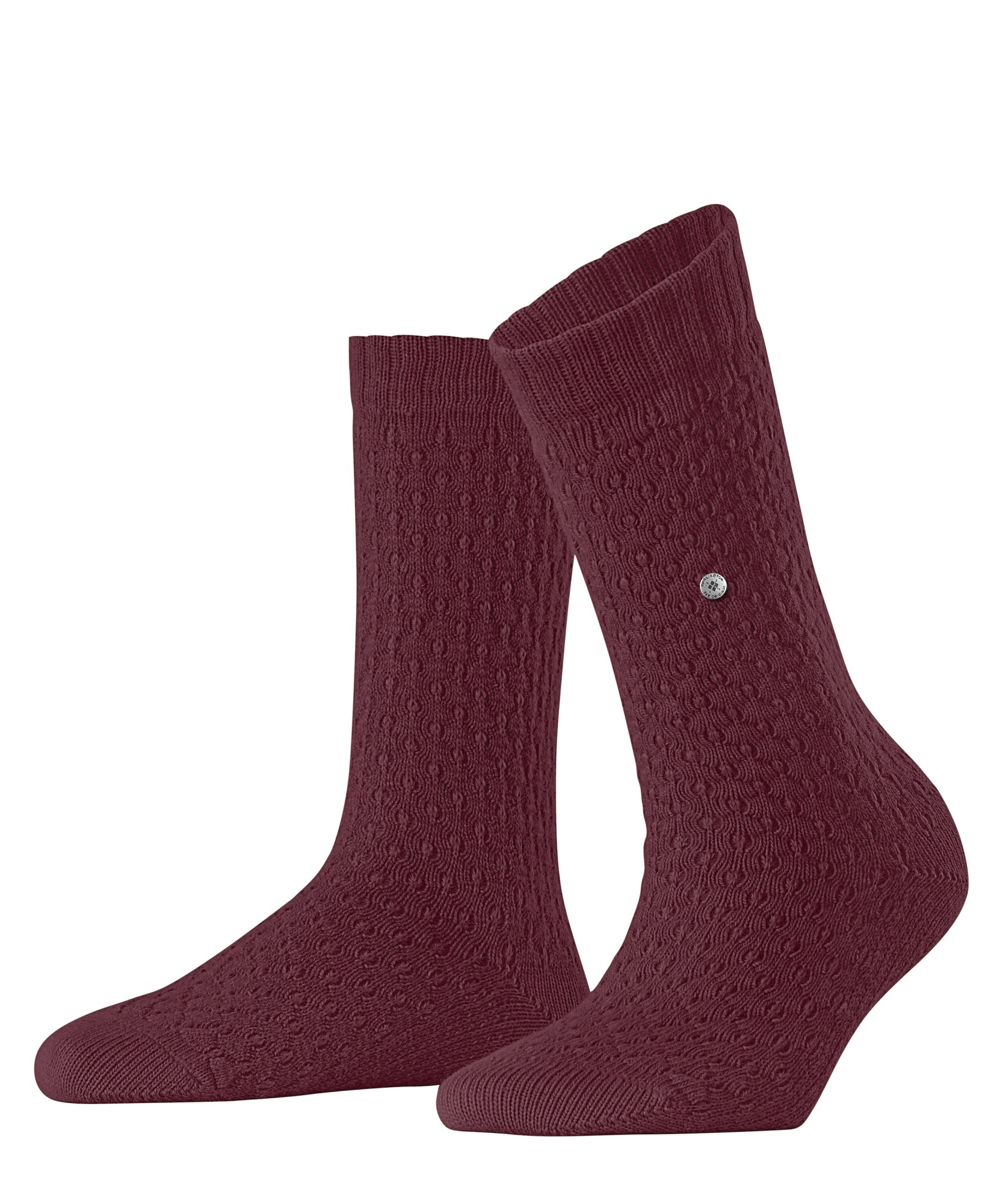 Falke Burlington Socken  bordeaux