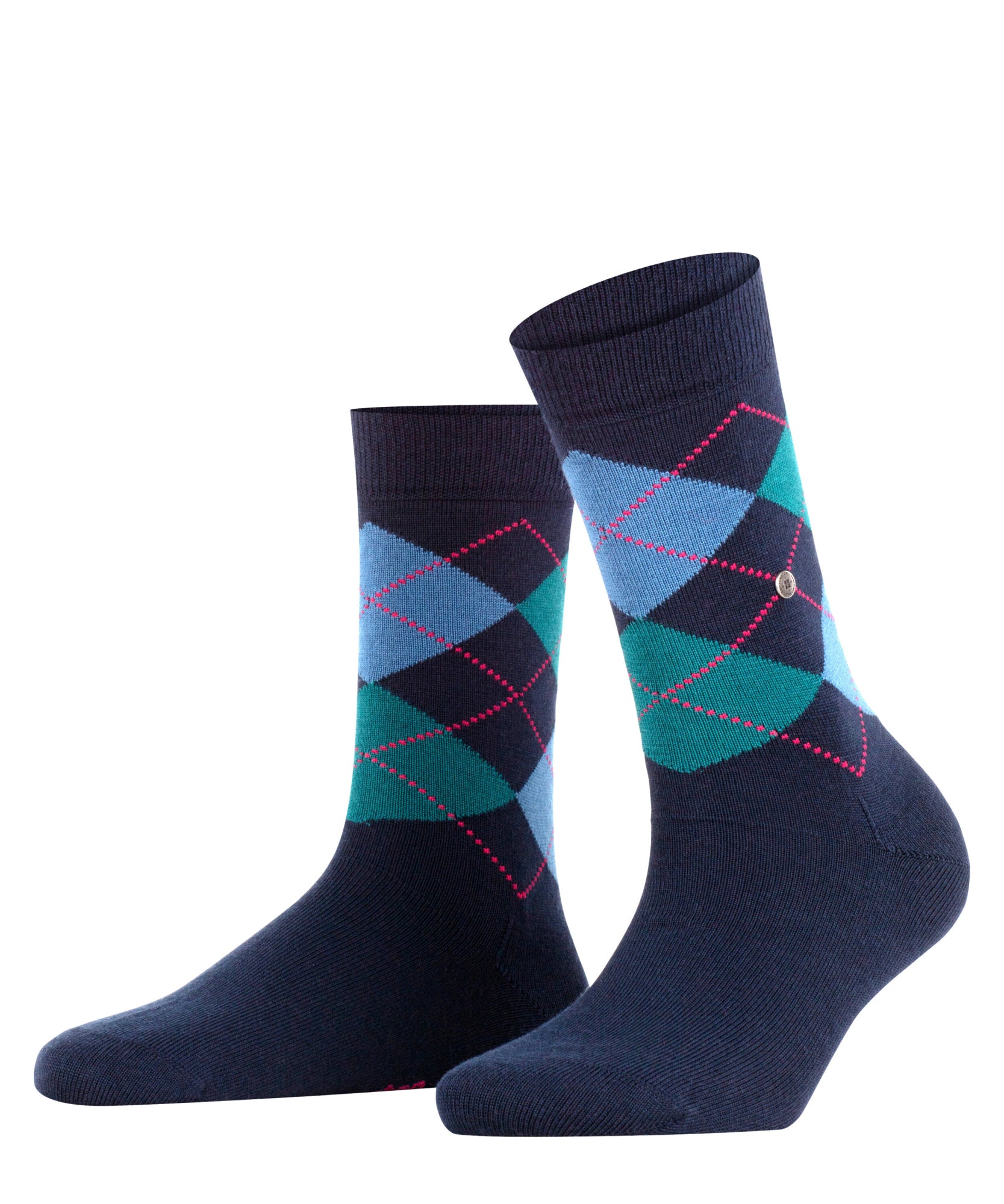 Falke Burlington Socken dunkelblau