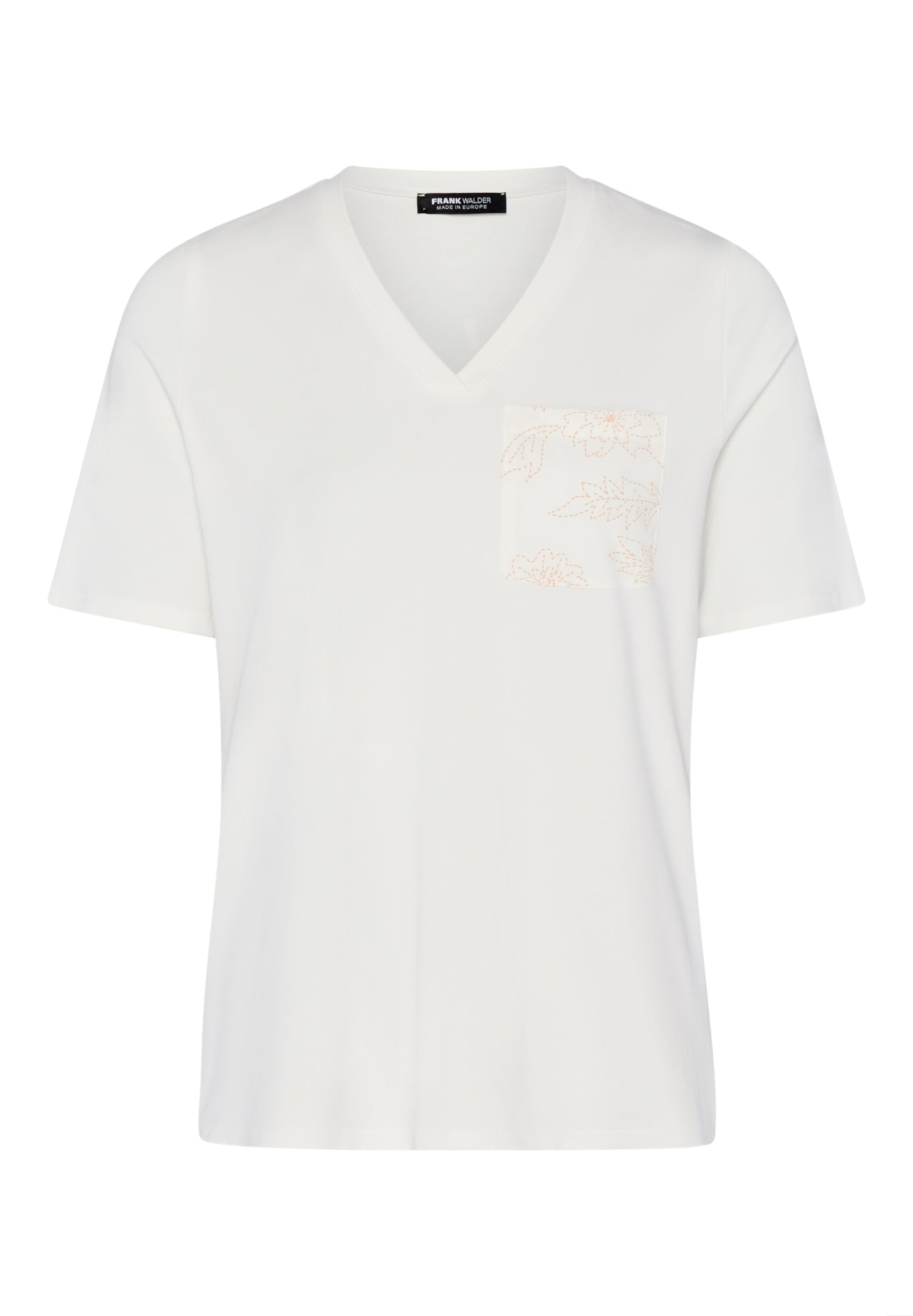 Frank Walder T-Shirts weiß