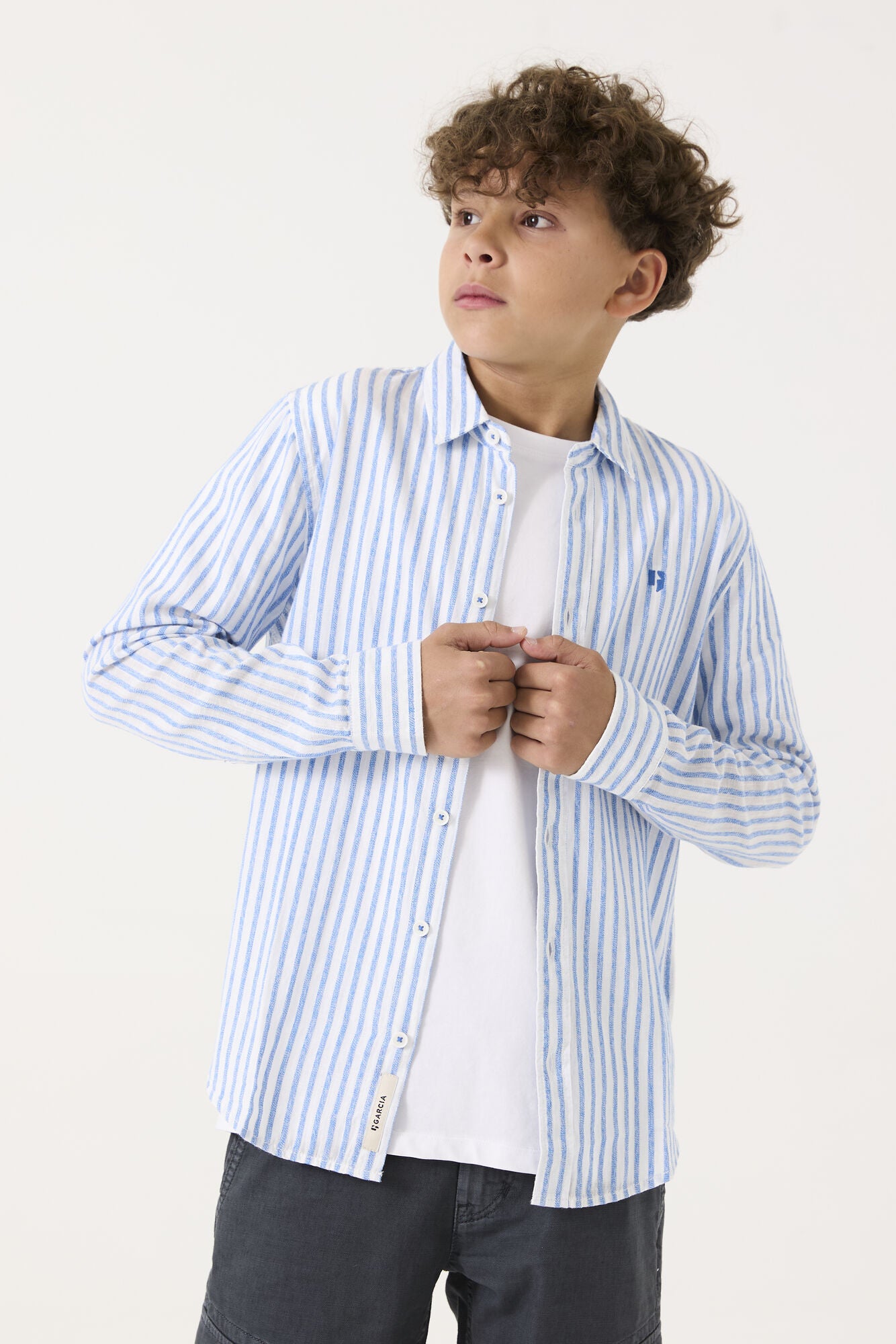 Garcia Shirts & Hemden hellblau