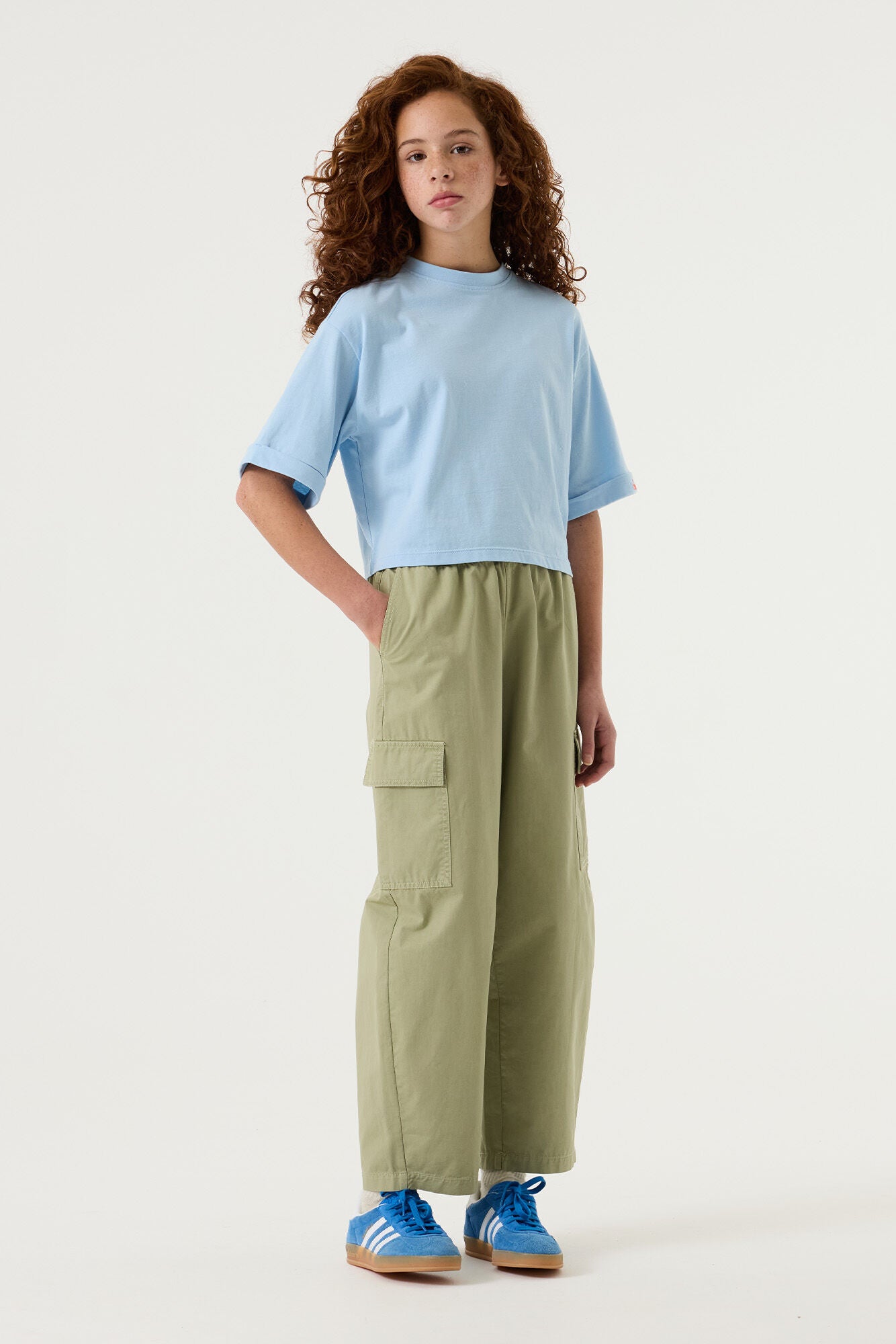 Garcia Jeans & Hosen oliv