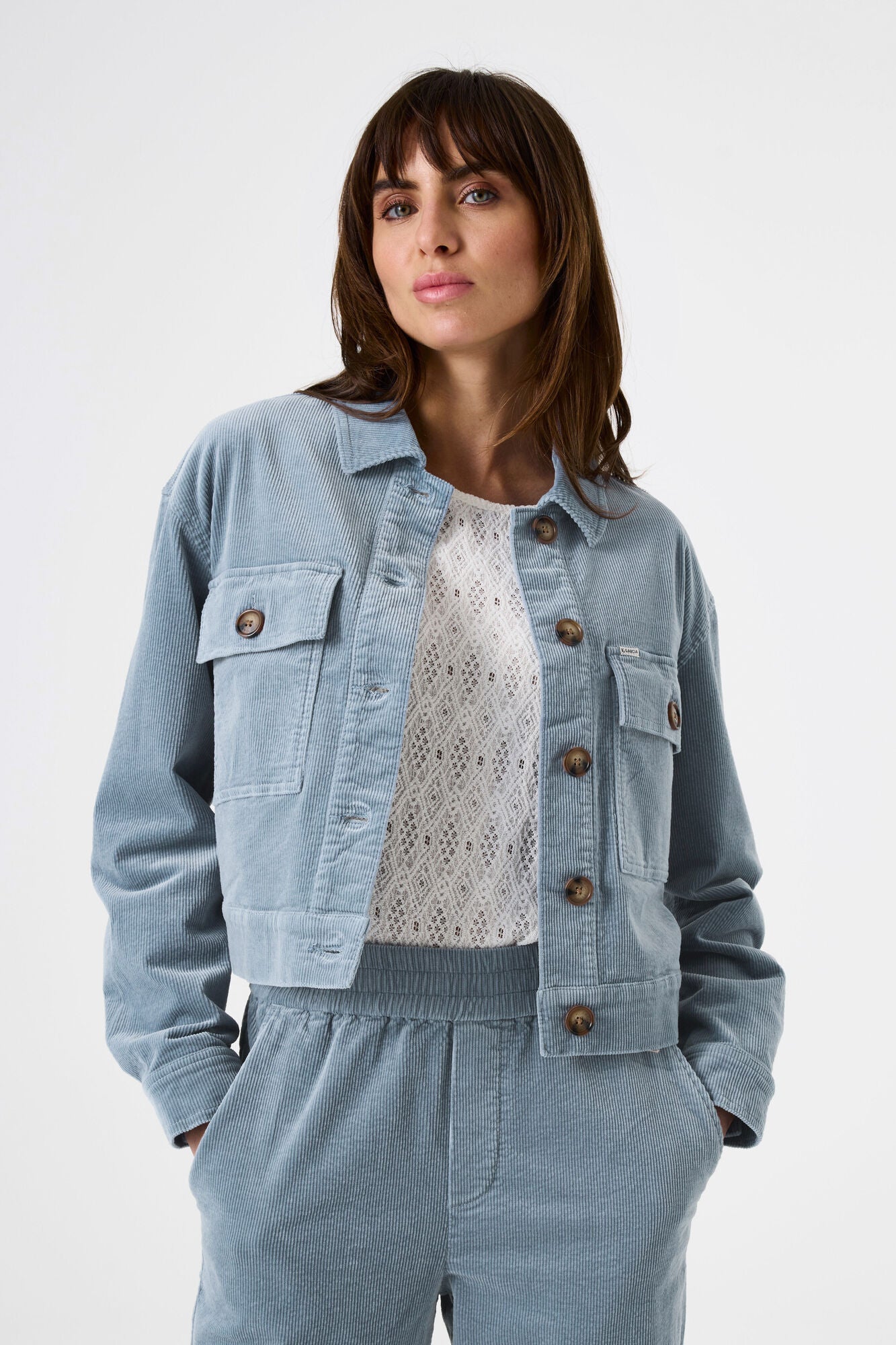 Garcia Jeansjacken blau