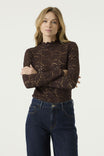 Garcia Langarmshirts braun