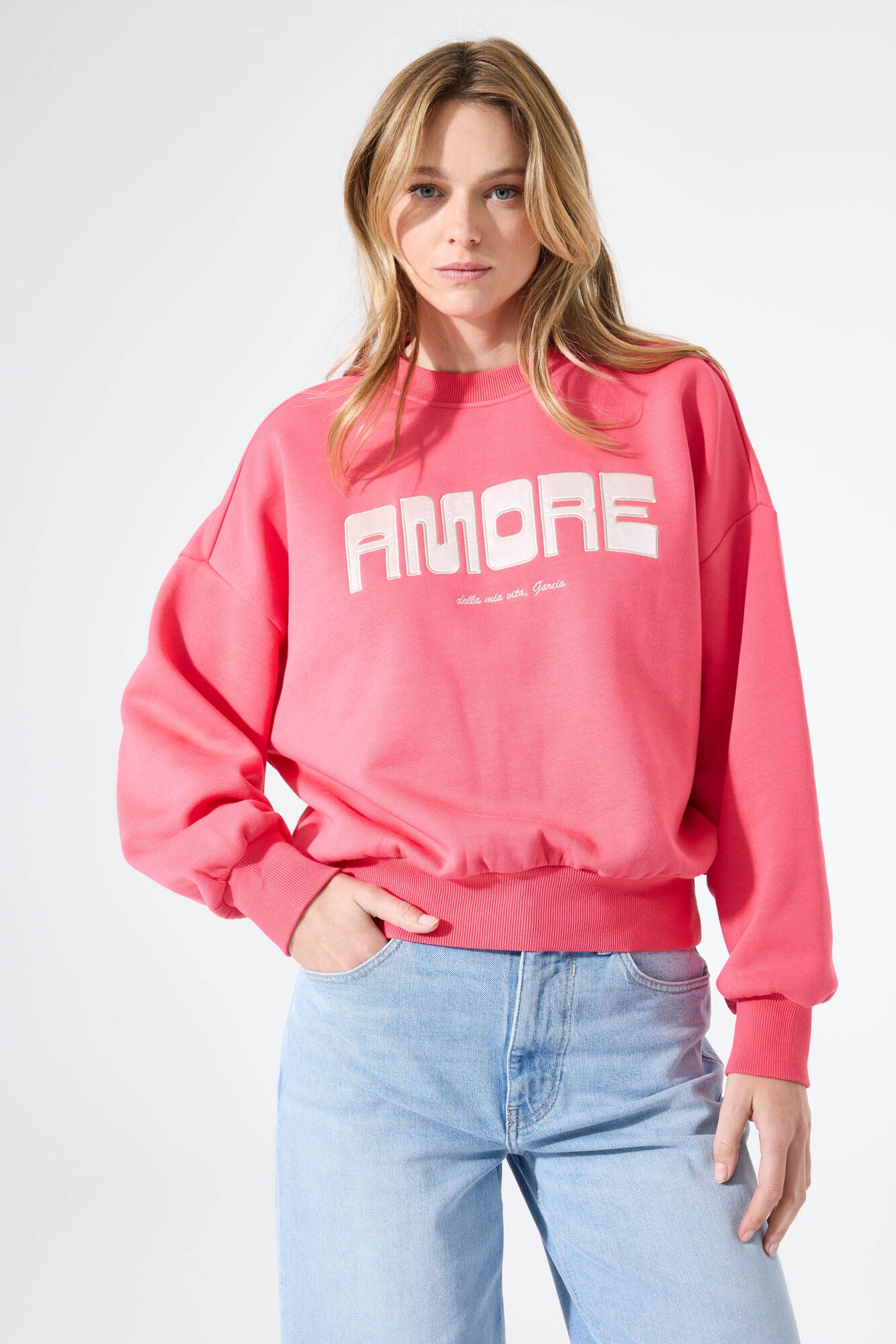 Garcia Sweatshirts rosa
