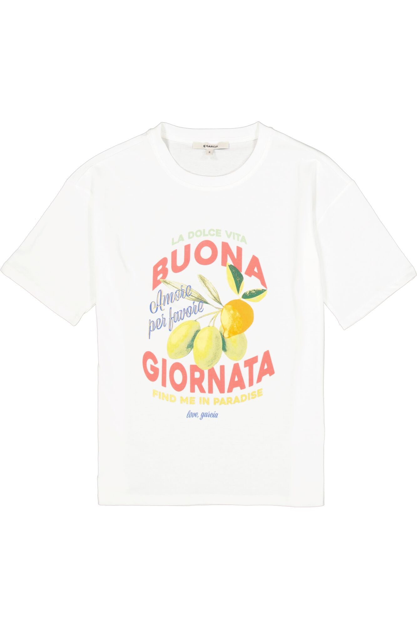Garcia T-Shirts weiß