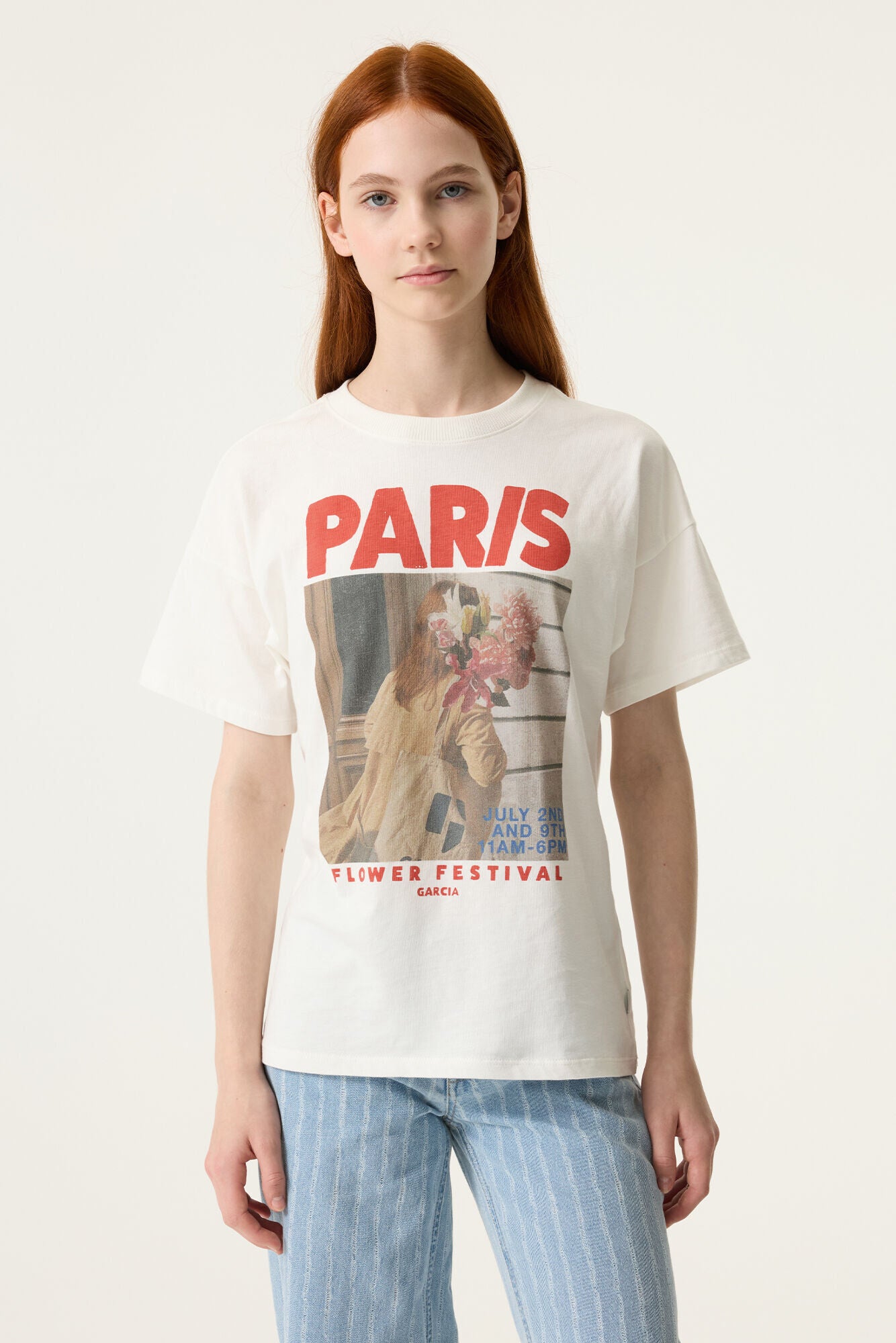 Garcia Shirts & Blusen weiß