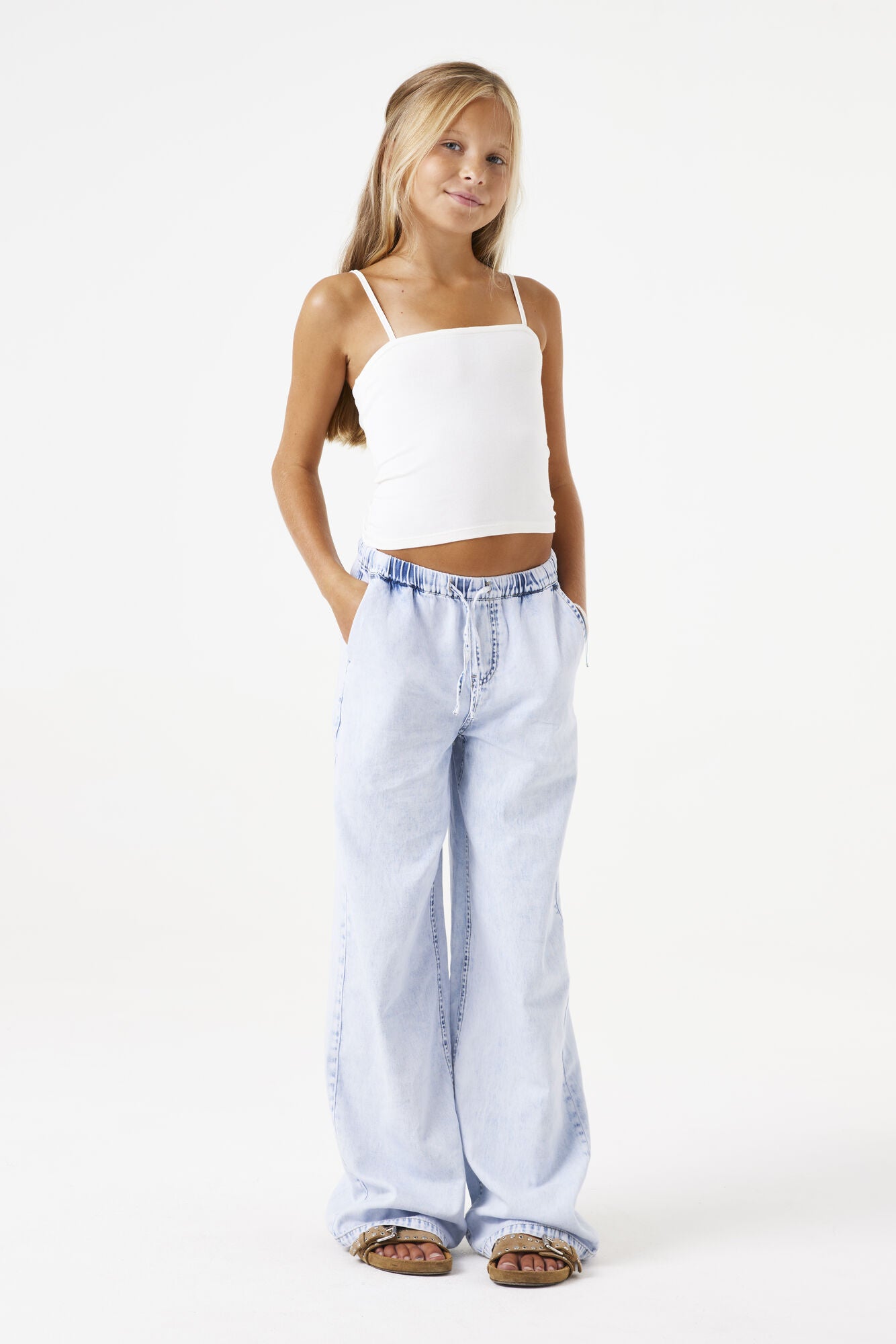 Garcia Jeans & Hosen  hellblau