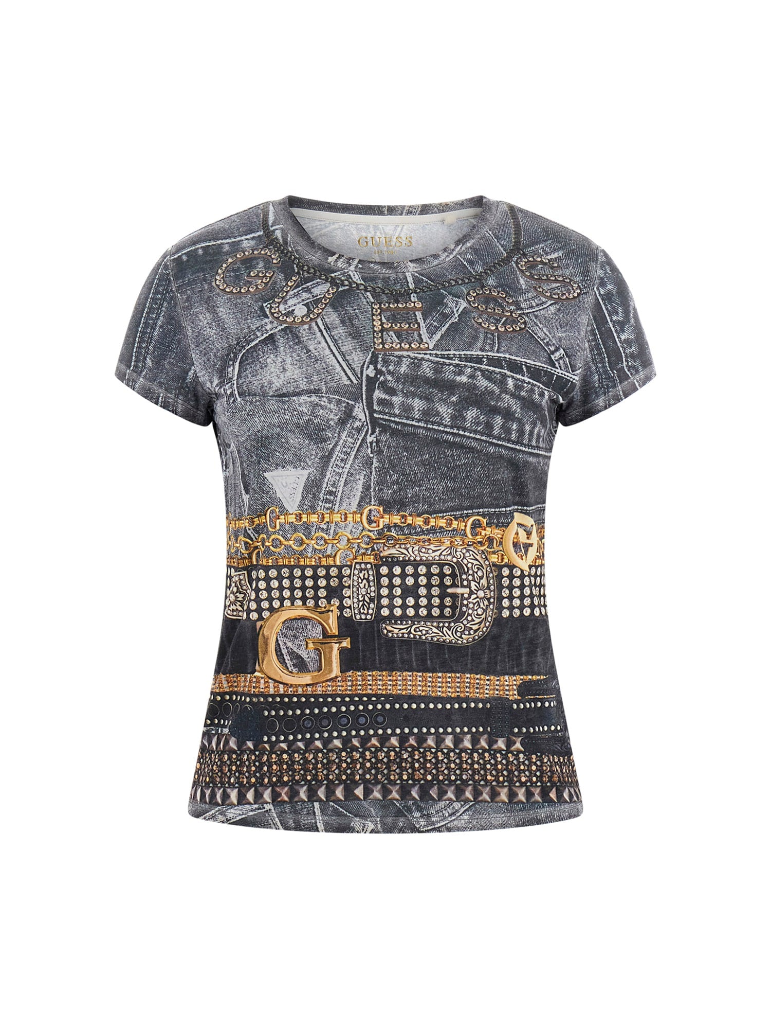 Guess T-Shirts grau