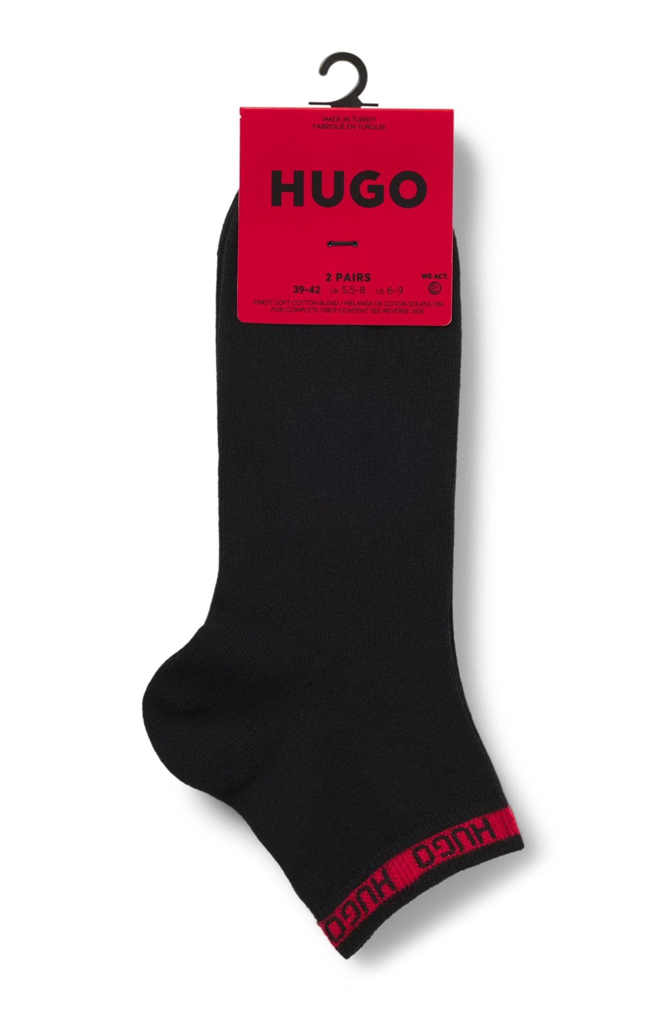 HUGO Socken schwarz