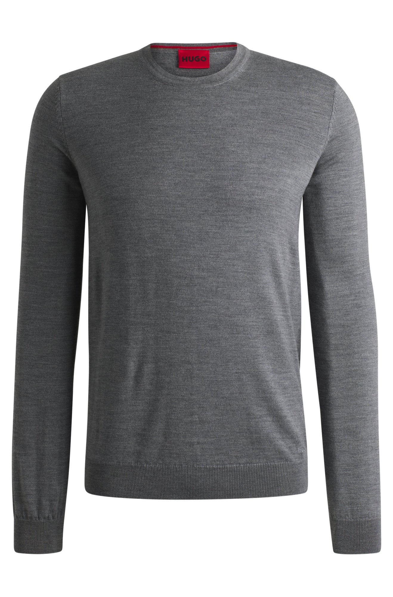 HUGO Pullover  grau