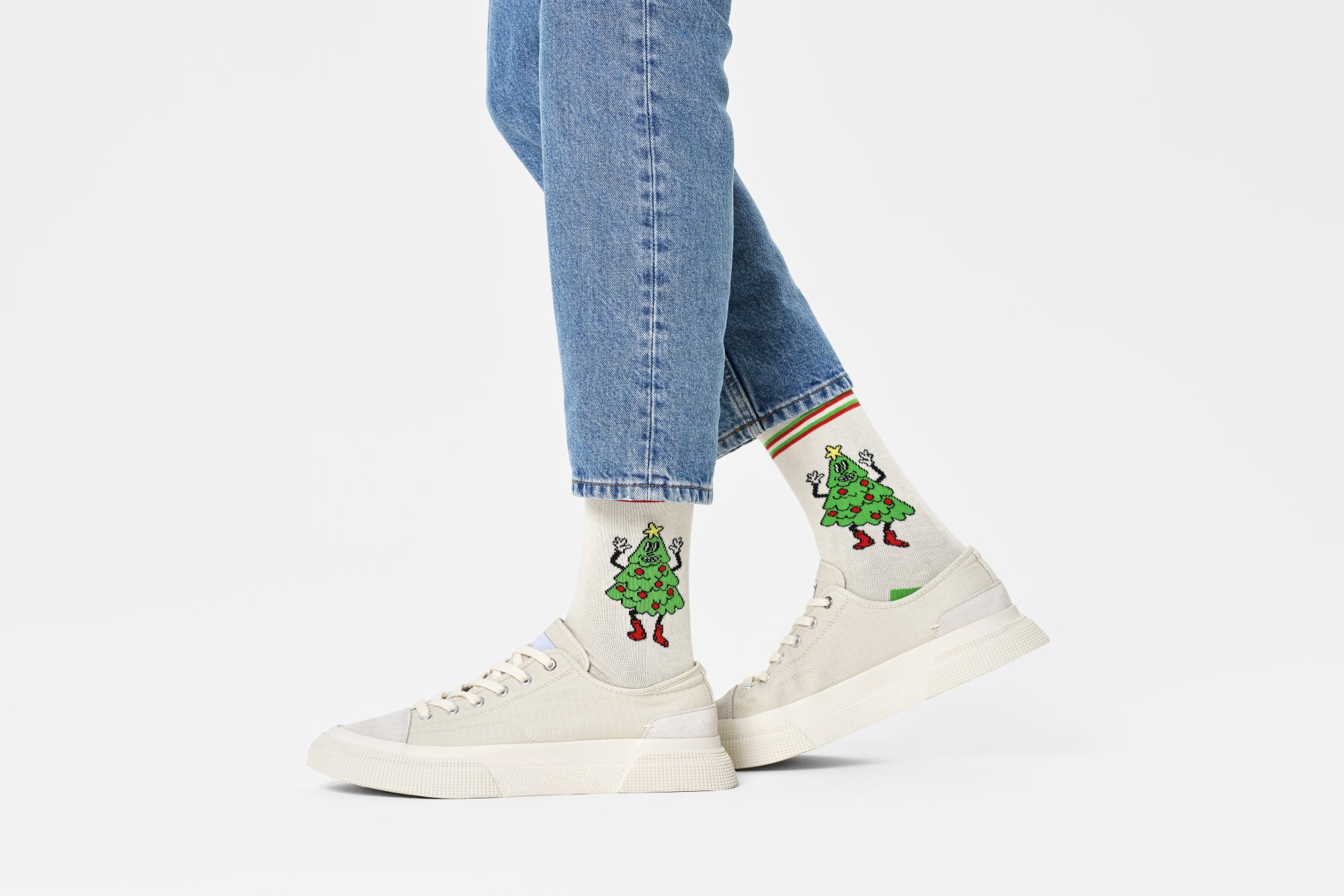 Happy Socks Socken beige