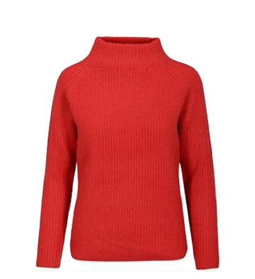 Kaschmir-Pullover mit Stehbund