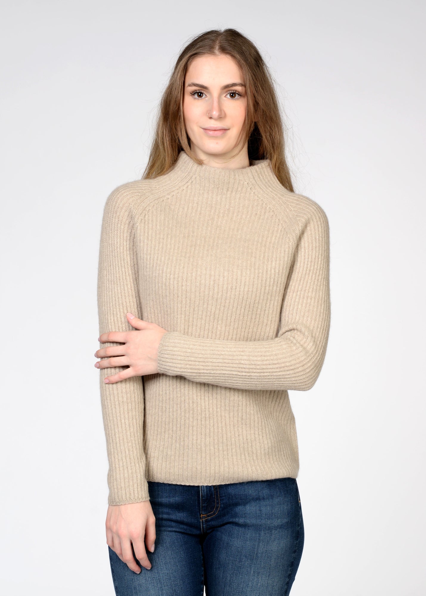 In Linea Pullover taupe