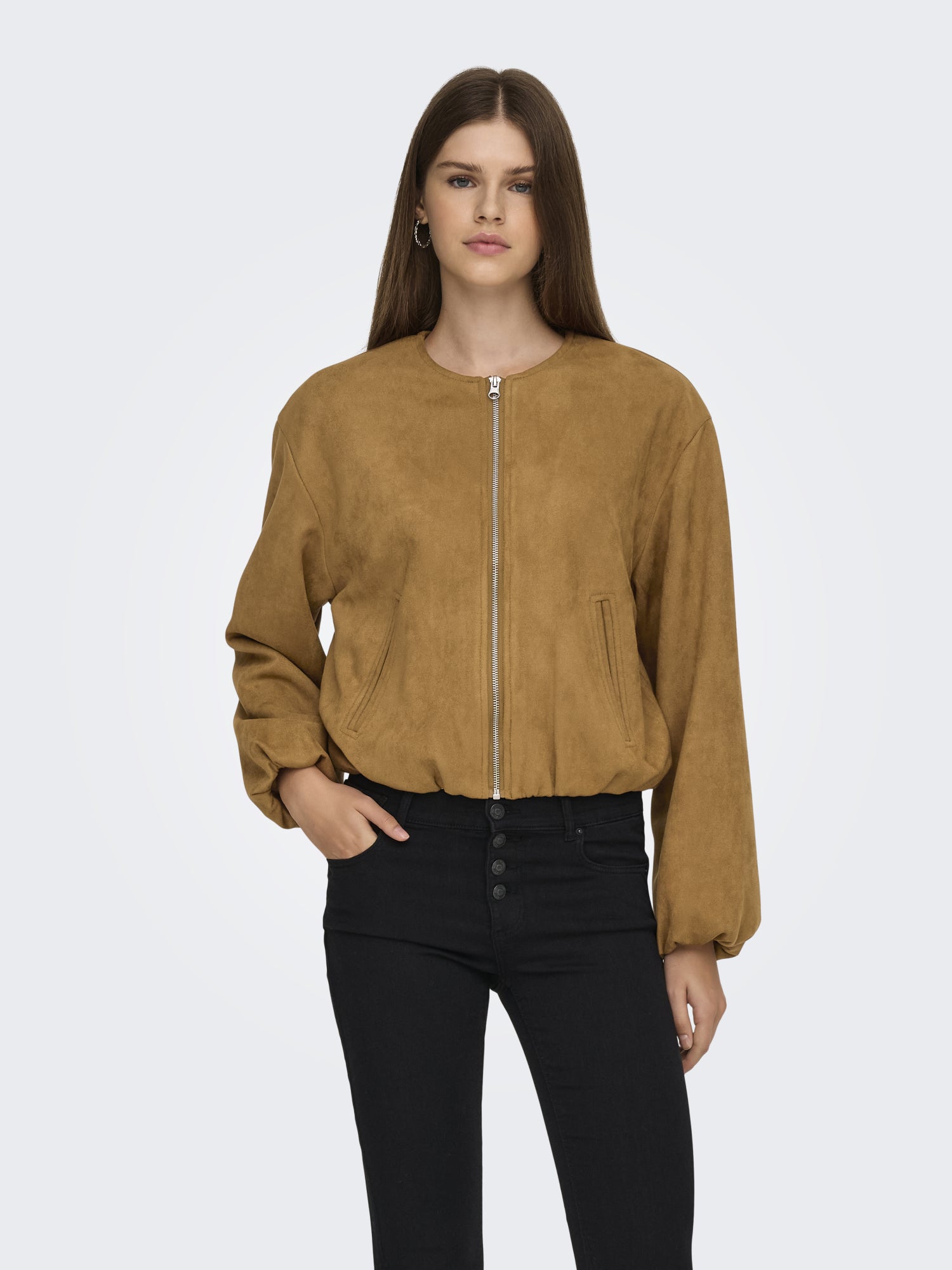 JDY Leichte Jacken  hellbraun