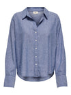 JDY Hemdblusen blau