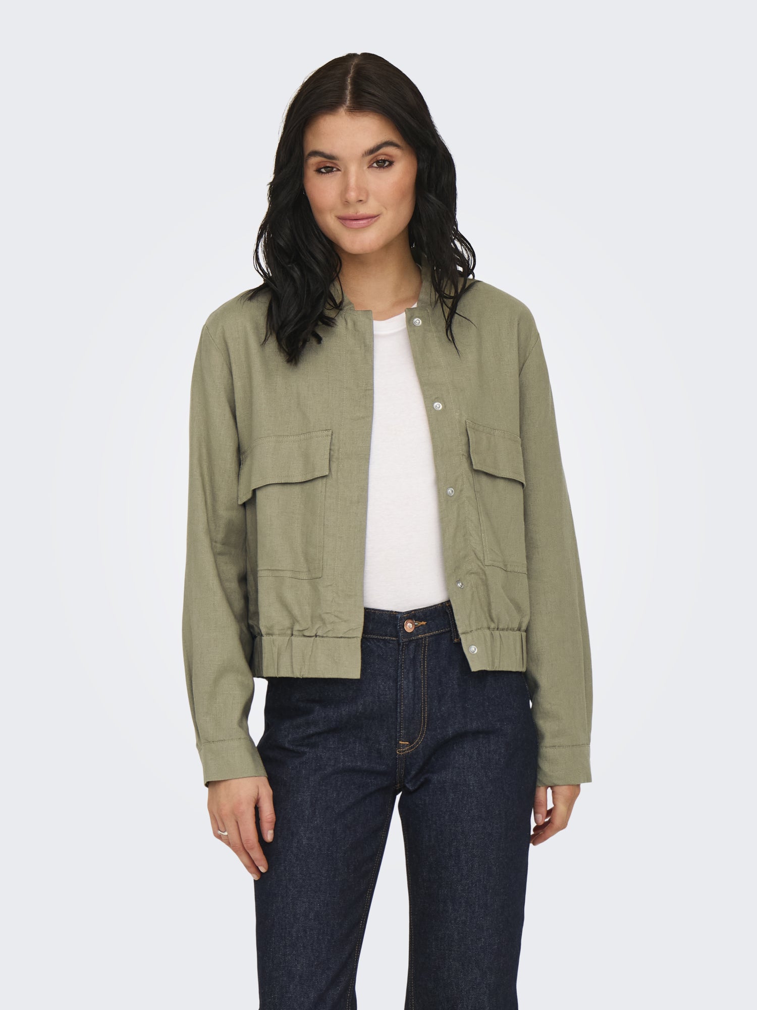 JDY Leichte Jacken  oliv