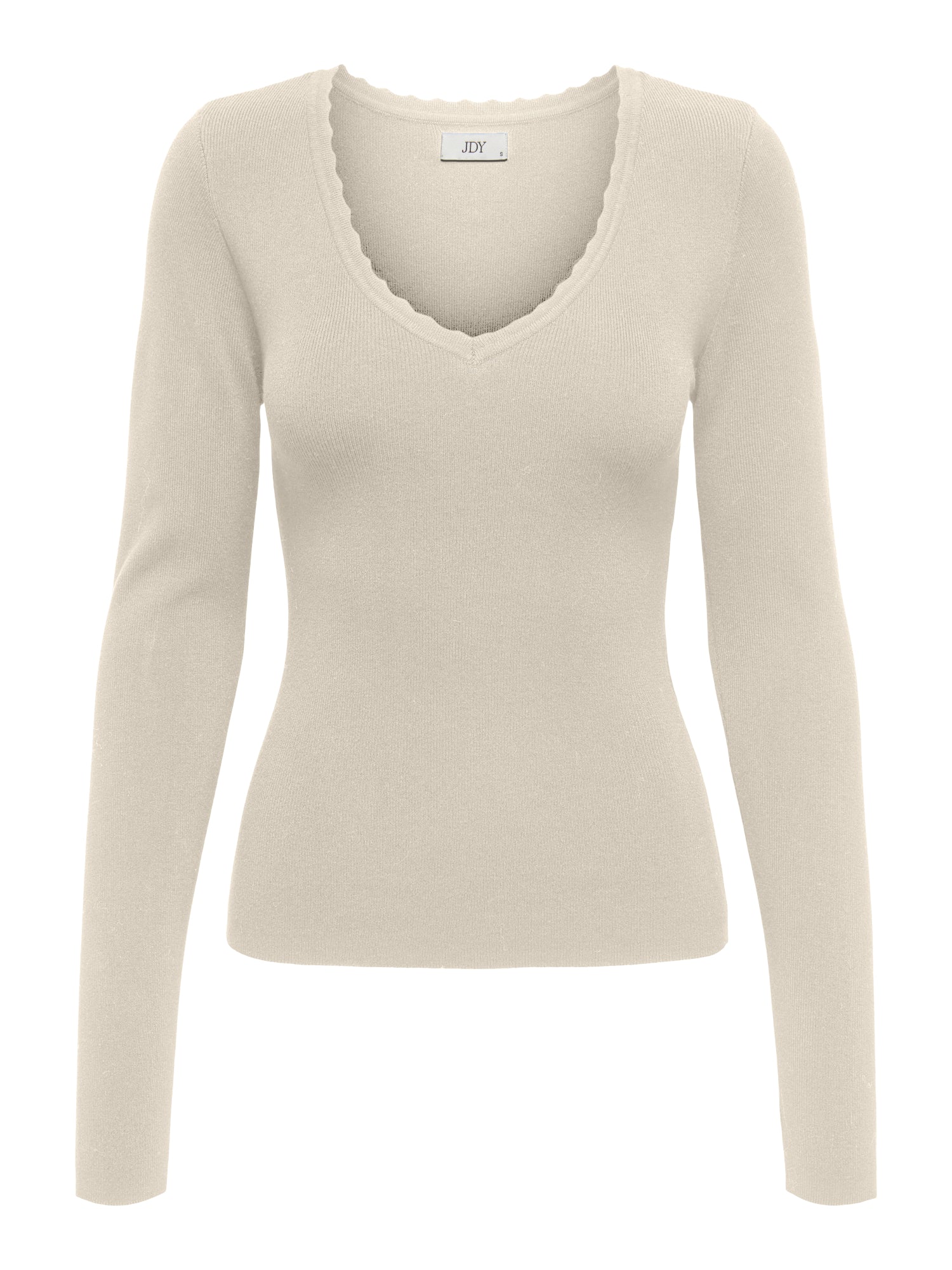 JDY Langarmshirts  creme