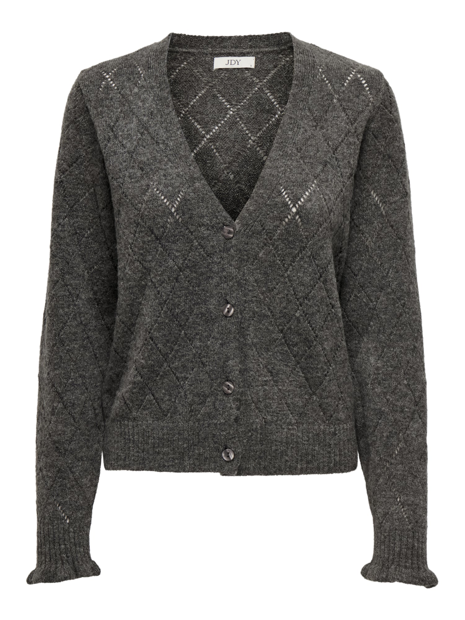 JDY Strickjacken  grau