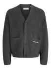 Jack & Jones Strickjacken dunkelgrau