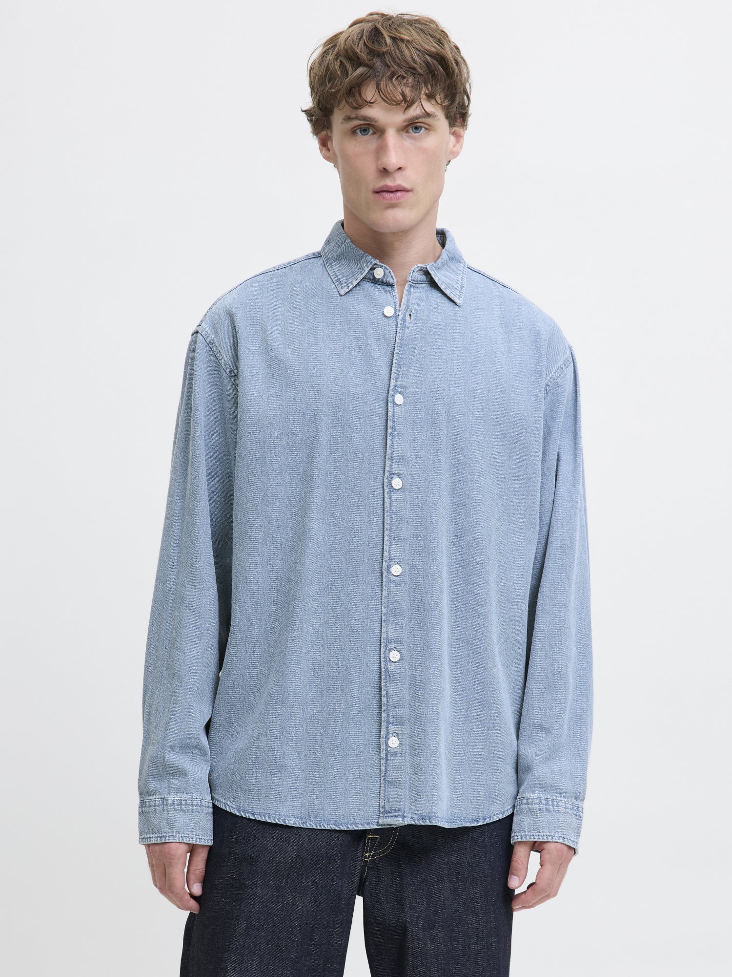 Jack & Jones Hemden  hellblau