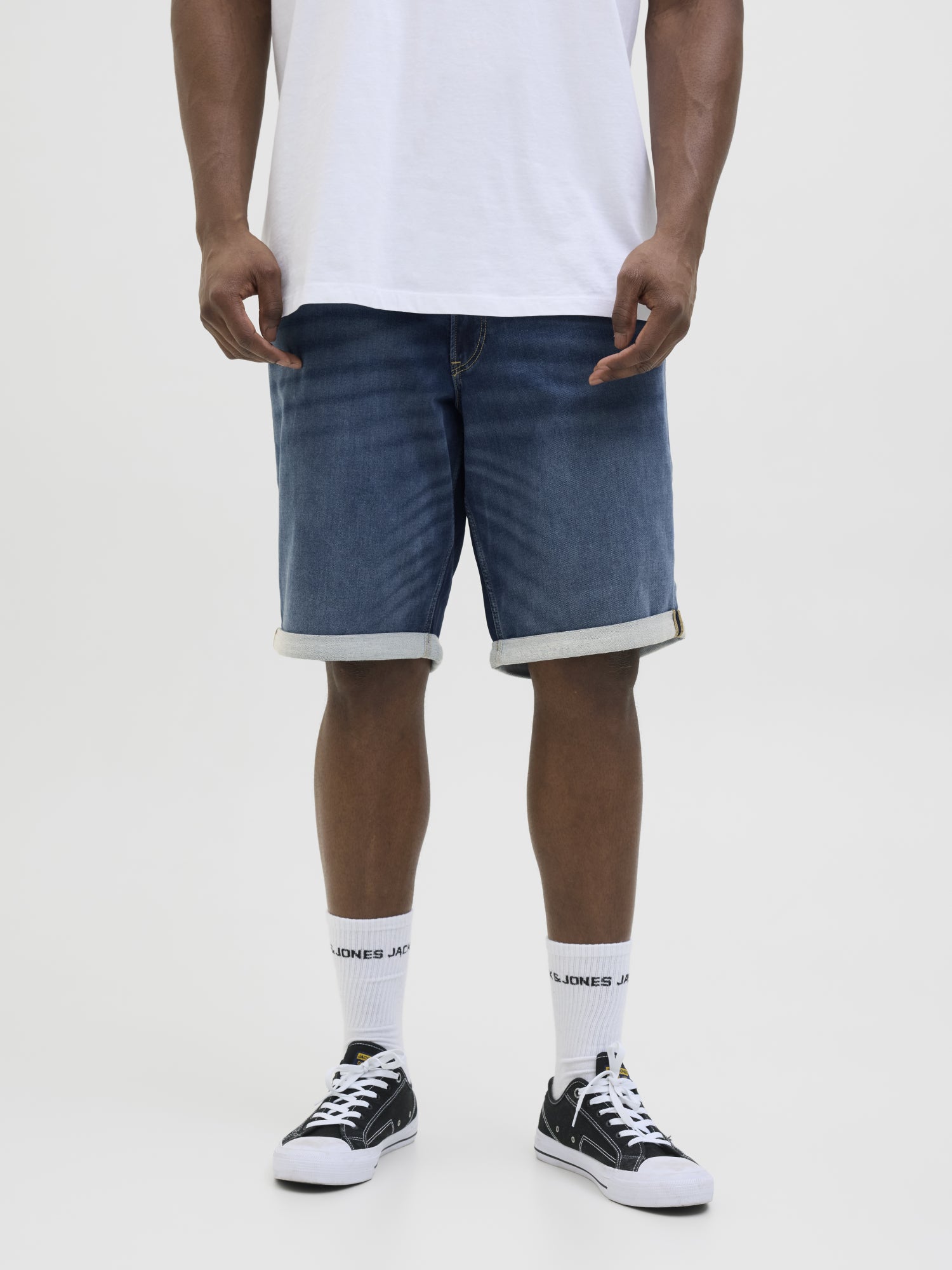 Jack&Jones PLUS Shorts  dunkelblau