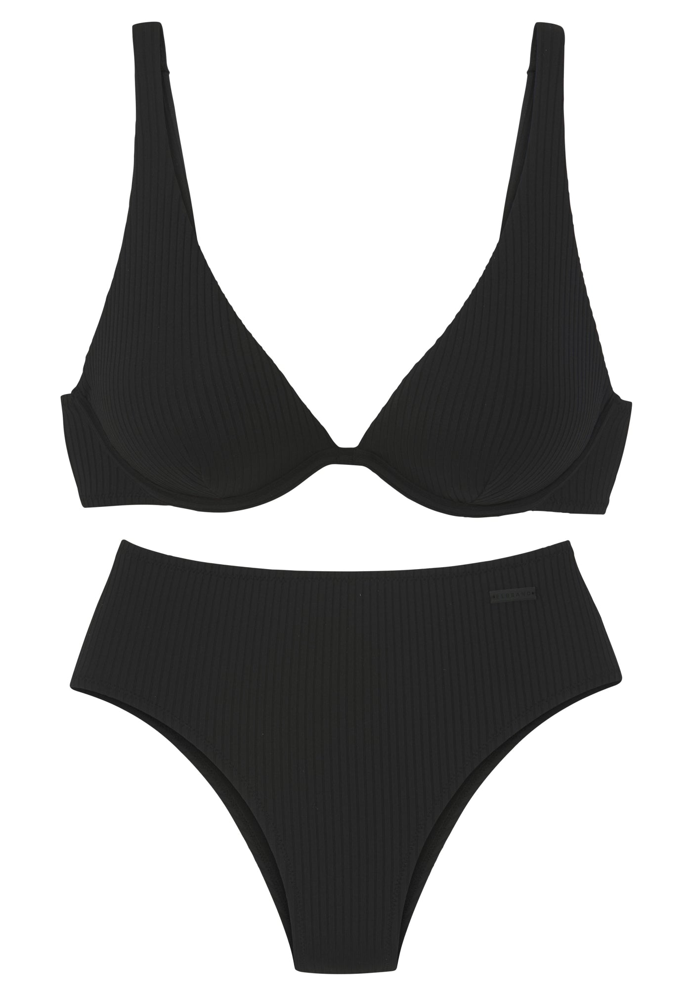 Lascana Bikinis schwarz