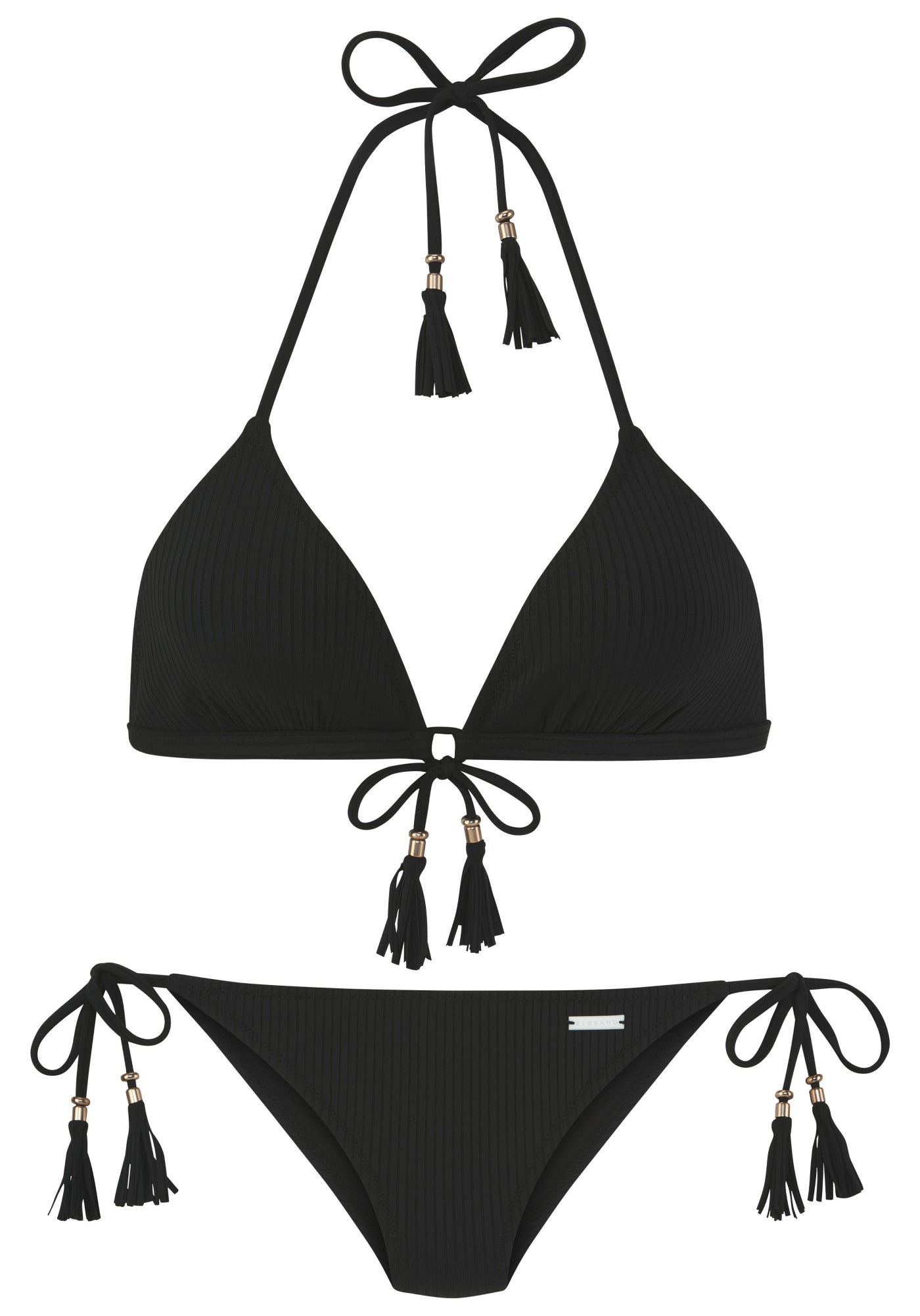 Lascana Bikinis schwarz