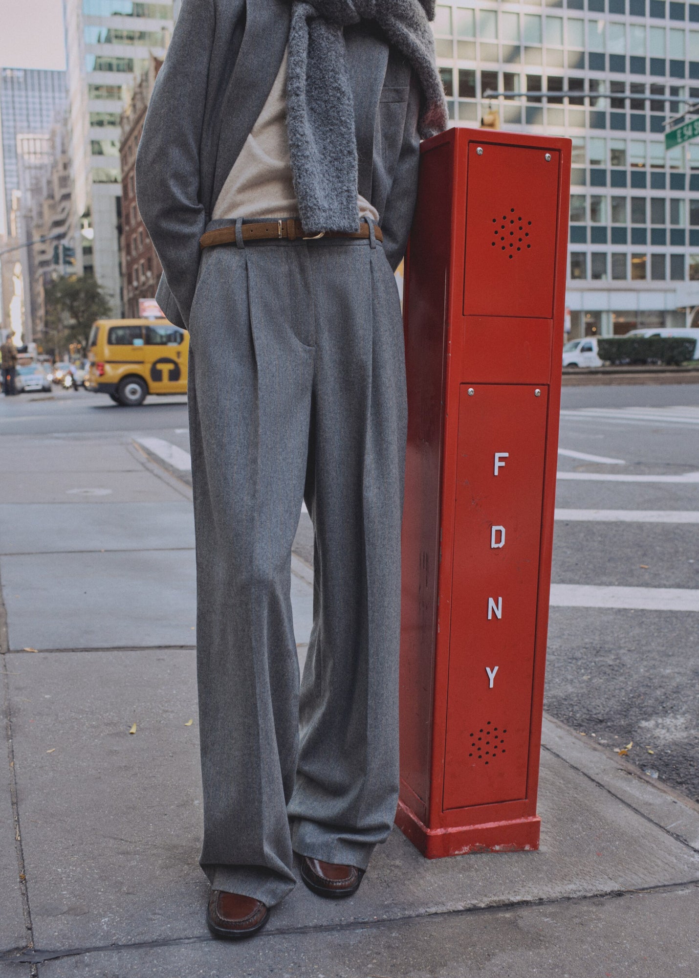 Mango Businesshosen  grau