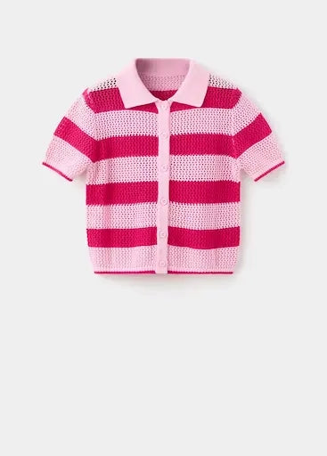 Mango Strickjacken rosa