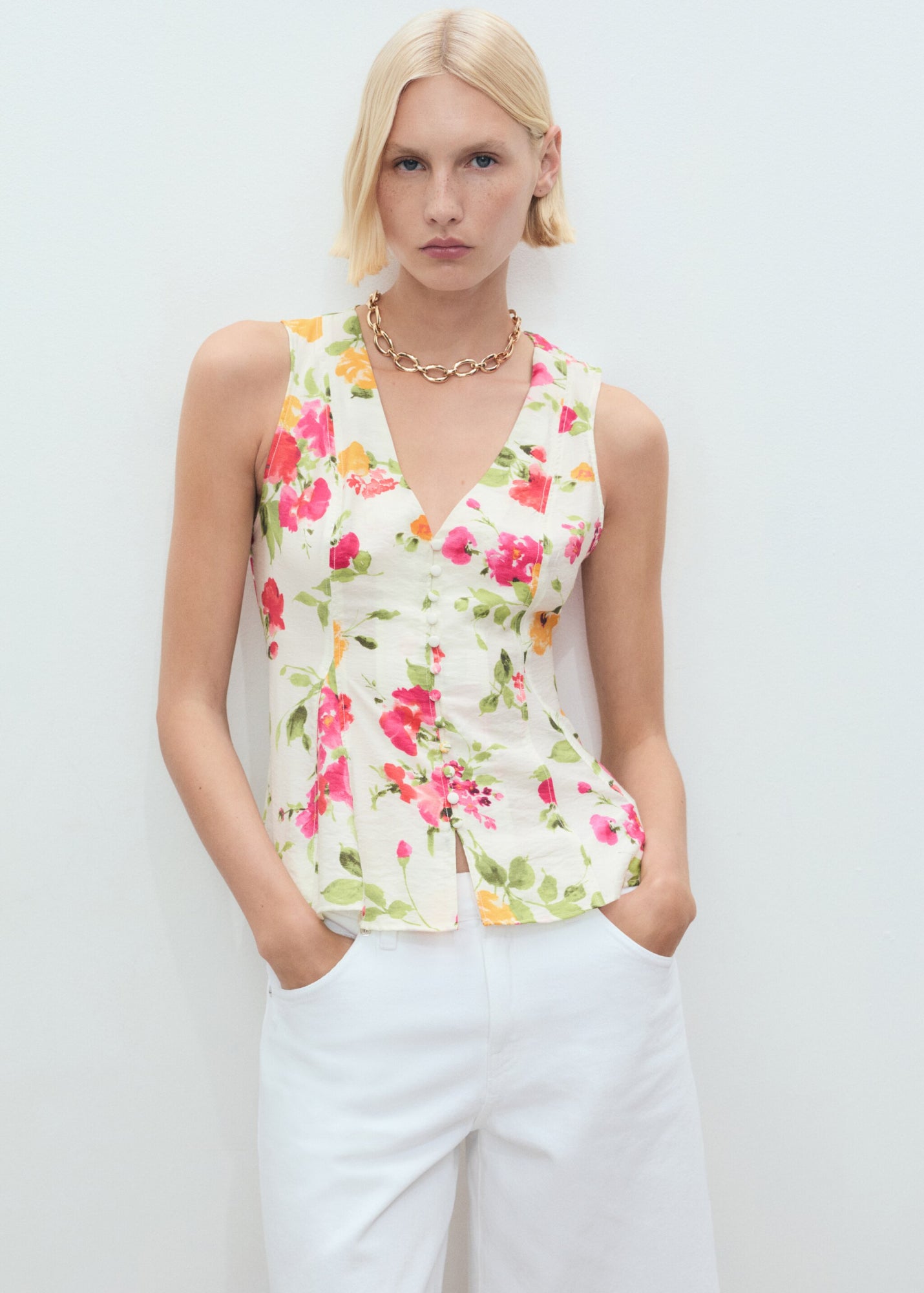 Mango Blusen bunt