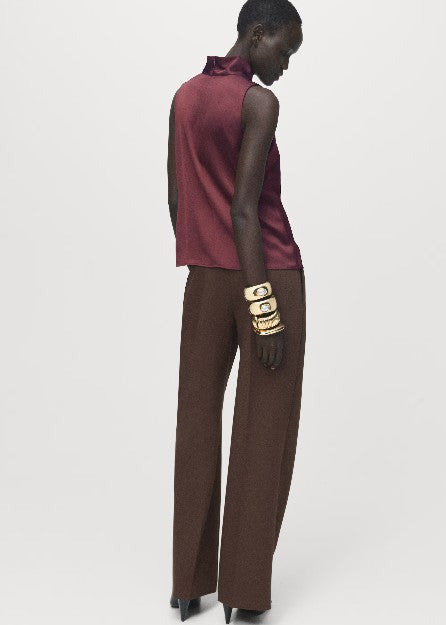 Mango Blusen bordeaux