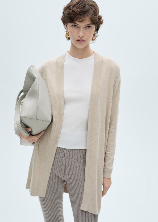 Mango Strickjacken beige