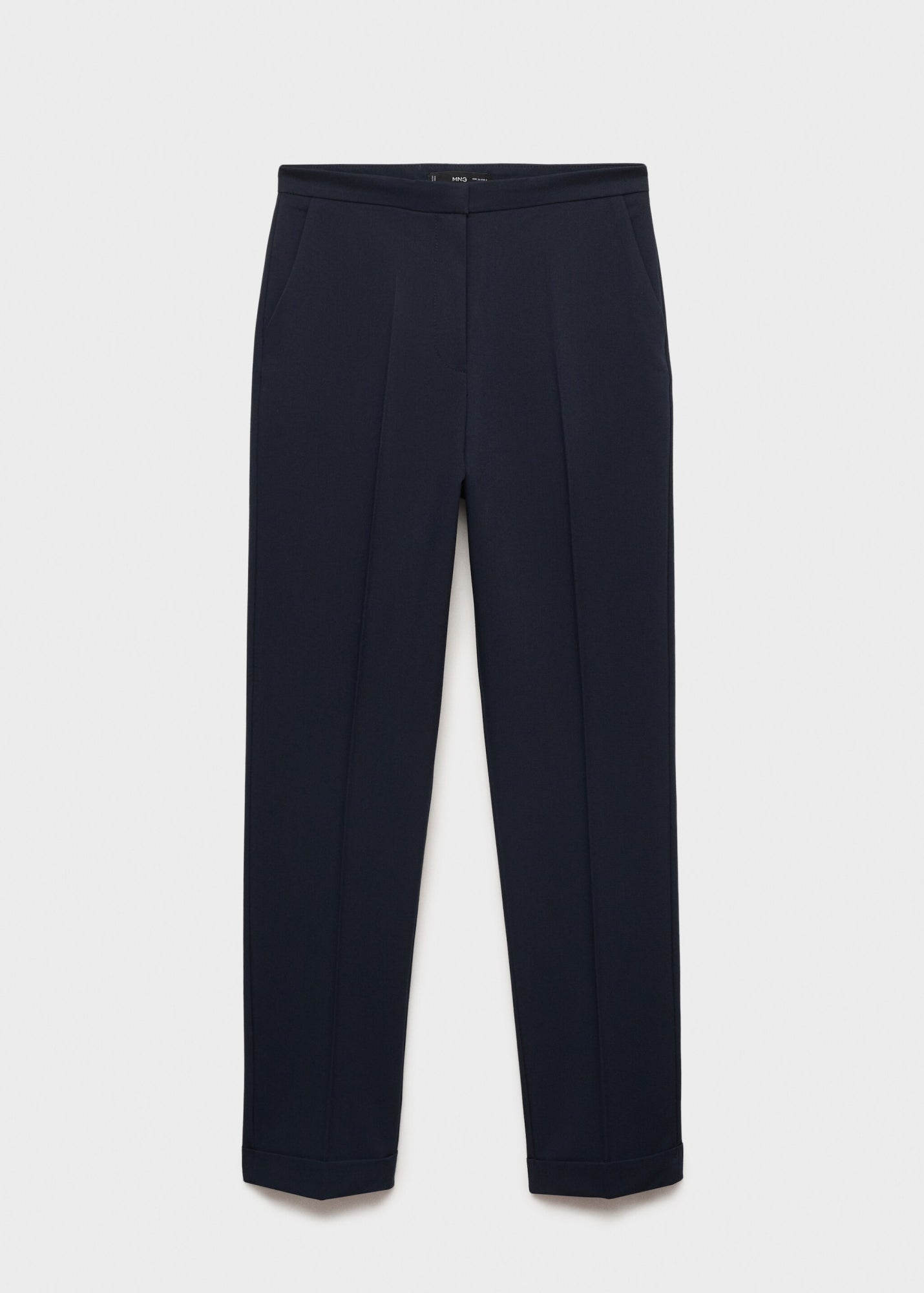 Mango Businesshosen dunkelblau
