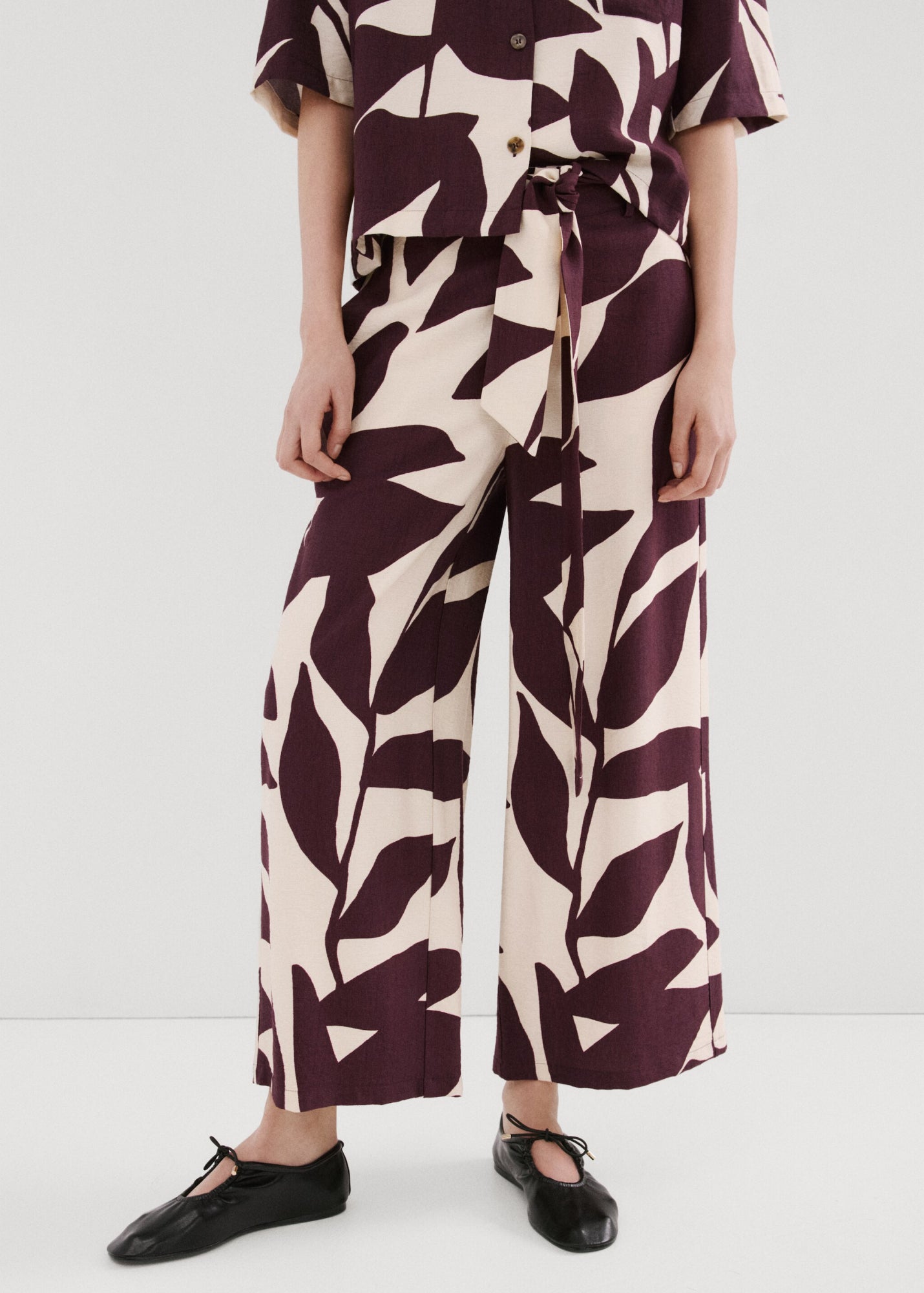 Mango Culottes lila